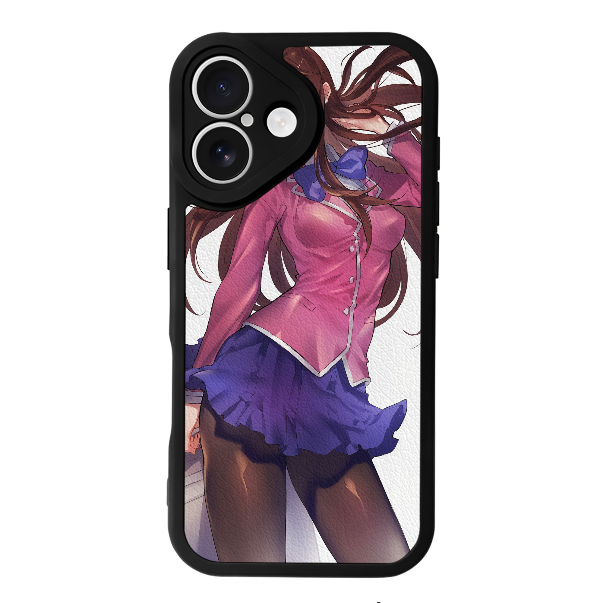 （画像用） 遊☆戯☆王 Yu-Gi-Oh! 【iPhone 16シリーズ対応】シリコンスマホケース（レザー調） 材質：シリコン